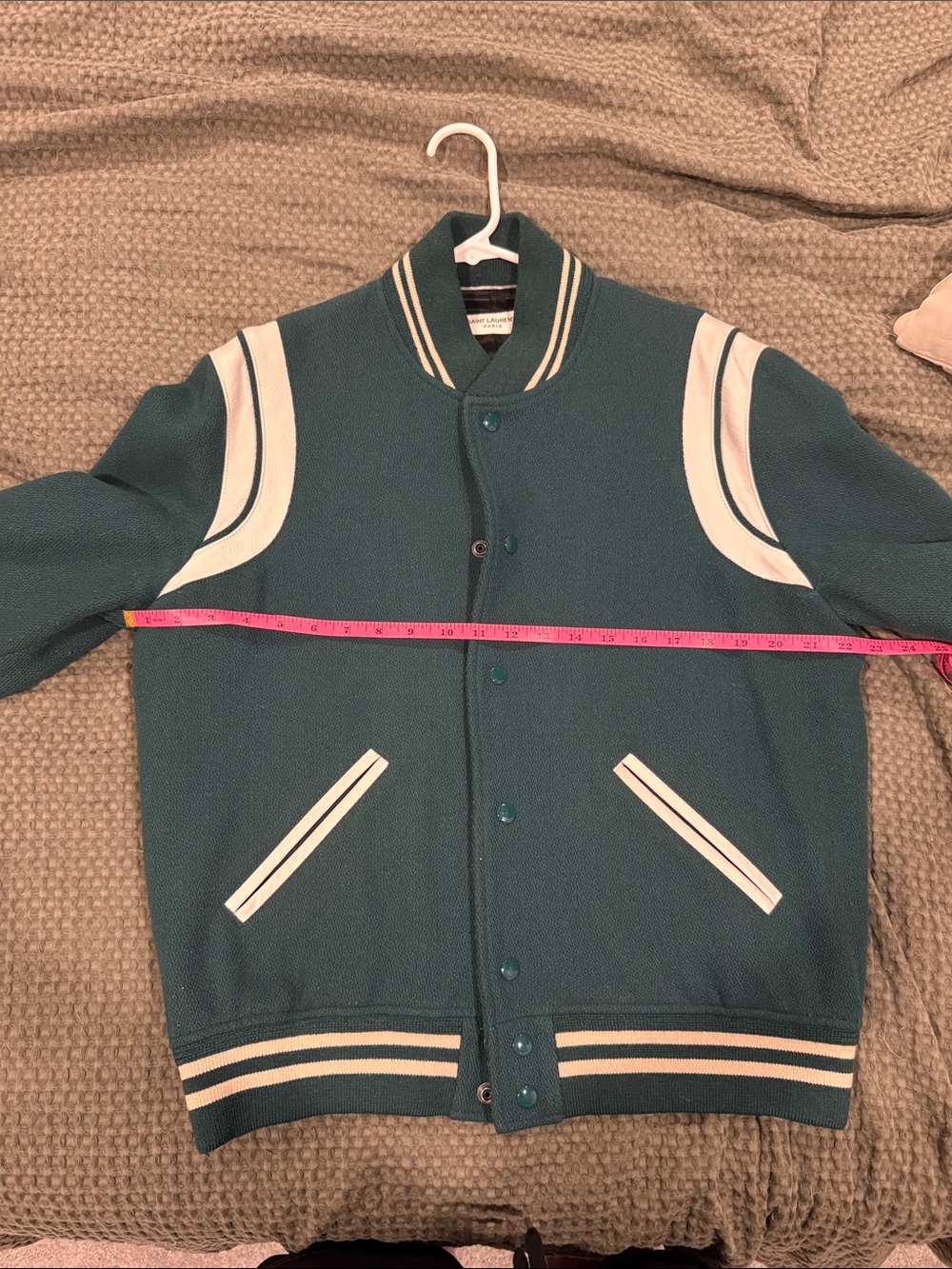 Saint Laurent Teddy Jacket - Green - Size 50 - Picture 9 of 12